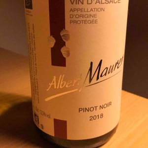 Pinot Noir 2018 - Albert Maurer - Philippe & Peggy Maurer