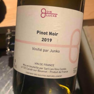 Pinot Noir Vinifie par Junko - Les Vins Contés (CLOSED) - Olivier Lemasson (CLOSED) 