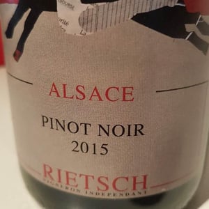Domaine Rietsch - Jean-Pierre & Sophie Rietsch - Pinot Noir