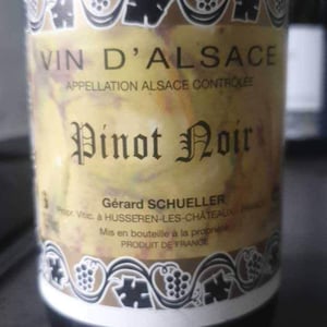 Gérard Schueller & Fils - Bruno Schueller - Pinot Noir
