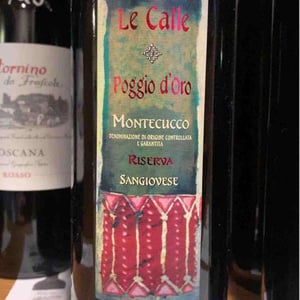 Poggio d'Oro sangiovese Riserva - Le Calle - Riccardo Catocci 