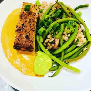 Poitrine De Cochon De Ronan Franqye, Orge Aux Pieds De Cochon Et Jus Bien Cochon - La Cuisine-Comptoir - 359738