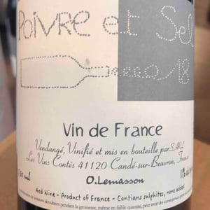 Les Vins Contés (CLOSED) - Olivier Lemasson (CLOSED) - Poivre et Sel