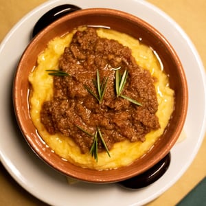 Polenta Con Ragù Di Cinghiale - Osteria Fondo - 700707