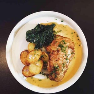 Pomme De Coeur De Ris De Veau, Grenailles Et Épinards - Le Beaucé - 608629