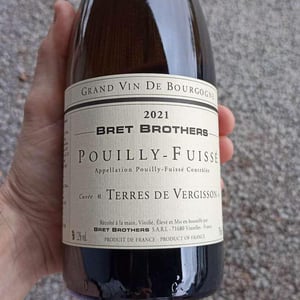 Pouilly Fuissé Terres de Vergisson - La Soufrandière - Bret Brothers - jean-guillaume-jean-philippe-bret -2021