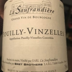 Pouilly-Vinzelles - La Soufrandière - Bret Brothers - jean-guillaume-jean-philippe-bret
