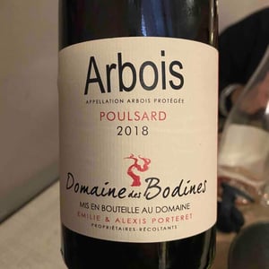 Poulsard 2018 - Domaine des Bodines - Emilie & Alexis Porteret