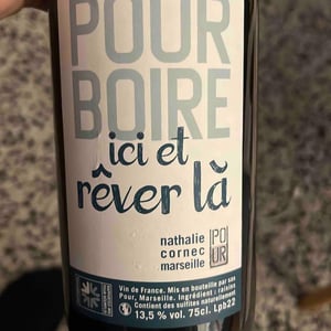 Pour boire ici et rêver là - Pour du vin nat(h) - Nathalie Cornec -2023