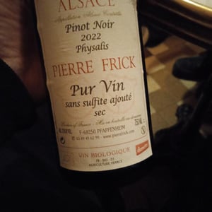 Physalis Pinot Noir - Domaine Pierre Frick - Jean-Pierre, Chantal et Thomas Frick 