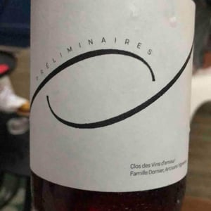Préliminaires - Clos Des Vins D'Amour - Charles Dornier 