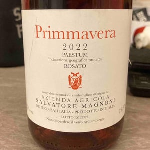 Primalaterra  Cilento Aglianico Dop - Azienda Agricola Salvatore Magnoni - Salvatore Magnoni 