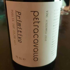 Primitivo - Vini Petracavallo - Vito D'Onghia 