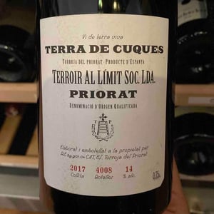Priorat - "Terra de Cuques" - Negre - Terroir Al Limit - dominik-huber-and-eben-sadie