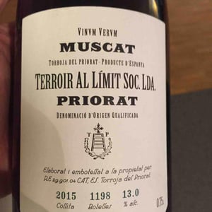 Priorat "Vinum Verum Muscat" - Terroir Al Limit - Dominik Huber and Eben Sadie 