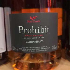 Prohibit Brut Nature - Mas Candí - ramon-jane-merce-cusco-toni-carbo-ramon-galimany