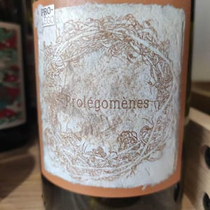Prolègomènes (PROLEGO) - Domaine Riberach - guilhem-soulignac-j-m-mailloles-patrick-rodrigues-luc-richard