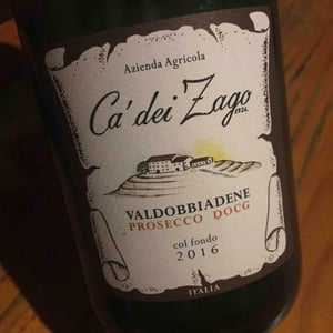Prosecco Col Fondo 2016