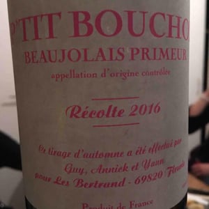 P'tit Bouchon - Les Bertrand - Guy, Annick & Yann Bertrand 