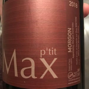 P'tit Max - Domaine Guy Breton - P'tit Max - guy-breton