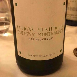 Puligny-Montrachet "Les Reuchaux" - Domaine Renaud Boyer - Renaud Boyer 