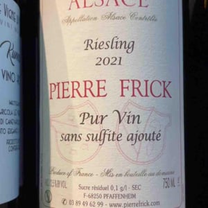 Riesling Pur vin - Domaine Pierre Frick - jean-pierre-chantal-et-thomas-frick -2021