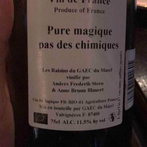 Pure Magique Pas De Chimique