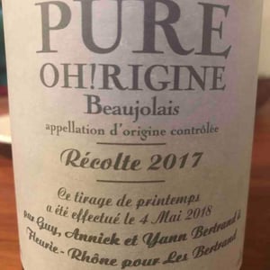 Les Bertrand - Guy, Annick & Yann Bertrand - Pure Oh!Rigine