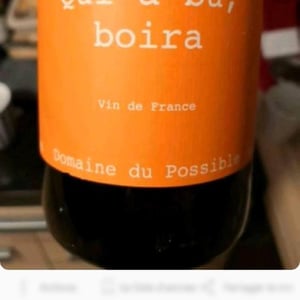 Qui A Bu Boira - Domaine du Possible - Loïc Roure 