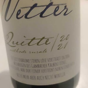 Quitte - Stefan Vetter - stefan-vetter -2020