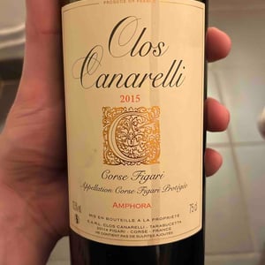 Clos Canarelli Amphora Rouge - Clos Canarelli - Yves Canarelli -2015