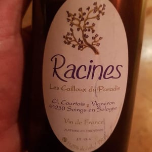 Racines Blanc - Les Cailloux du Paradis - Claude & Etienne Courtois 