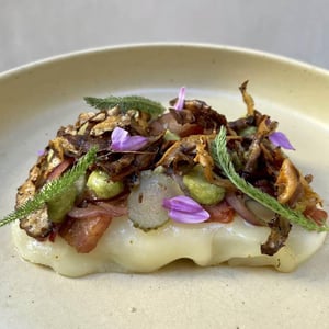 Raclette Fumée Au Topinambour, Crème De Cornichons - Les Résidents x ecume - 392739