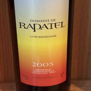 Rapatelissime - Domaine de Rapatel - gerard-eyraud -2005