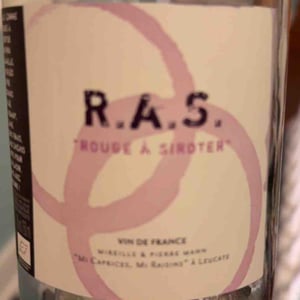 R.A.S. Rouge à Siroter - Mas des Caprices - Mireille & Pierre Mann 