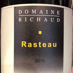 Rasteau 2016 - Domaine Marcel Richaud - Marcel Richaud -2016