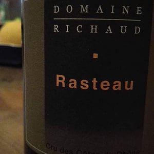 Rasteau 2016 - Domaine Marcel Richaud - Marcel Richaud -2016