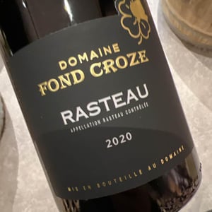 Rasteau Cotes du Rhône - Domaine Fond Croze - bruno-daniel-long -2020