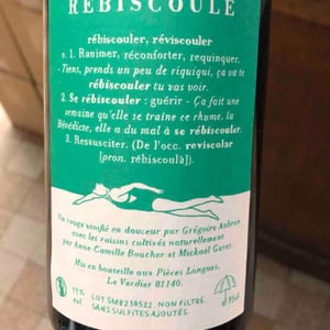 Rebiscoulé - Le Chapitre - gregoire-aubrun