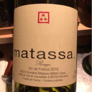 Domaine Matassa - Tom Lubbe - Matassa Rouge