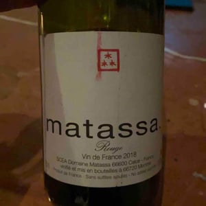 Domaine Matassa - Tom Lubbe - Matassa Rouge