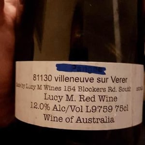 Red Wine - Lucy Margaux Vineyards - Anton Van Klopper 
