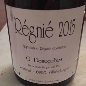 Georges Descombes - Georges Descombes - Régnié