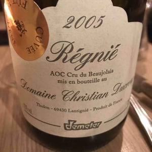 Régnié 2005 - Christian Ducroux - Christian Ducroux