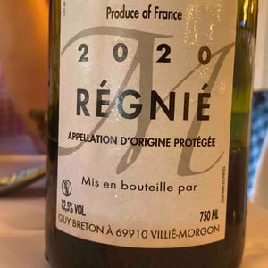 Regnié 2020