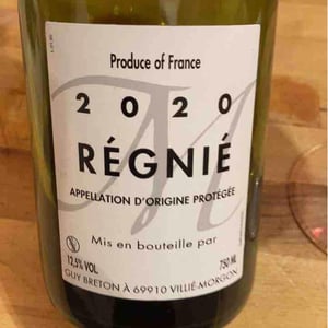 Regnié - Domaine Guy Breton - P'tit Max - guy-breton