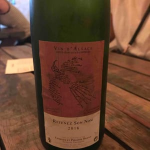 Domaine Brand & Fils - Philippe Brand - Retenez Son Nom