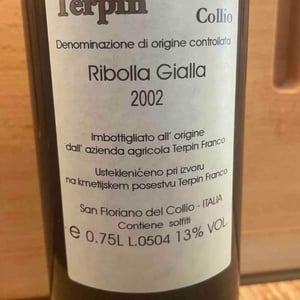 Ribolla Gialla - Azienda Agricola Franco Terpin - franco-terpin