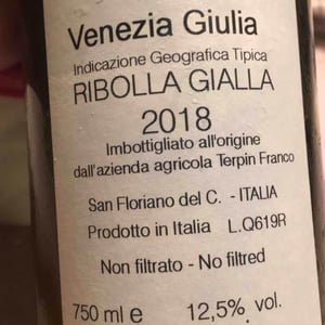 Azienda Agricola Franco Terpin - Franco Terpin - Ribolla Gialla