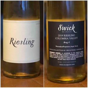 Riesling - Swick Wines - Joe Swick 
